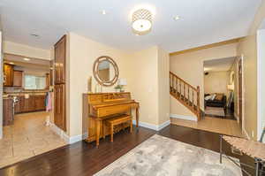 Formal dining area that is currently used as a secondary family room