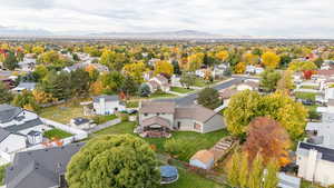 Aerial view looking south-west