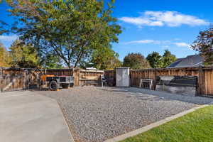 View of yard featuring a patio