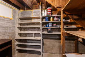 View of storage area