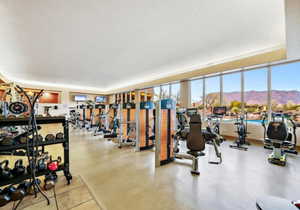 View of exercise room