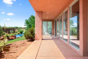 View of patio