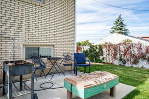 View of patio