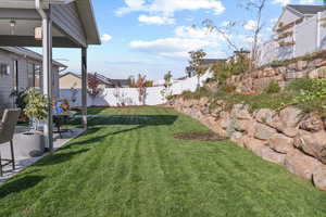 View of yard featuring a patio area