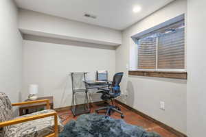 View of home office space- flexible space could be exercise room or huge walk in closet or nursery