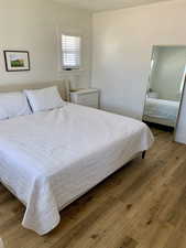 Bedroom featuring light hardwood / wood-style floors