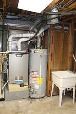 Utilities with water heater