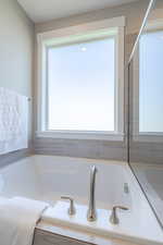 Bathroom with a bath