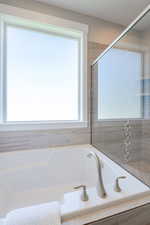 Bathroom featuring a bath