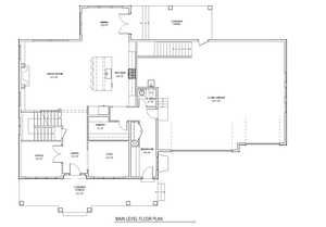 Main Level Floor Plan