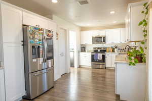 Laundry room is right off the kitchen