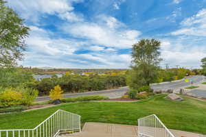 Front Door Looking down to valley and lake