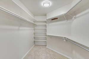 Spacious closet walk-in closet