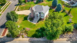 Drone / aerial view of the house