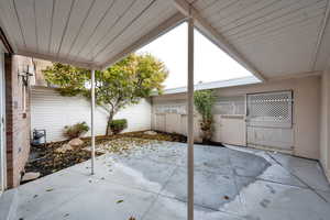 View of patio