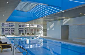 View of swimming pool in the Regent building, access included but in a different building