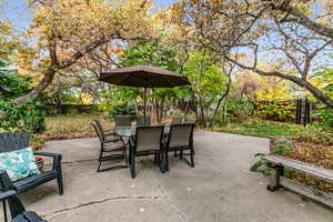 View of patio