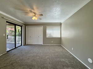 Main Bedroom with slider to  private covered deck