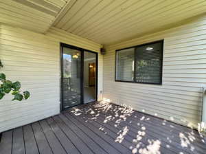 Covered Deck off of main bedroom