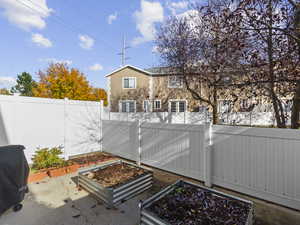 Back patio area