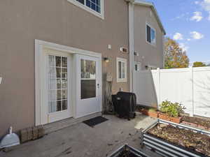 Back patio area