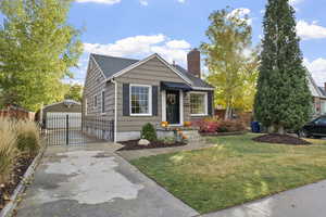 Exterior with access to 2 car garage