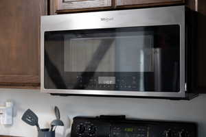 Details with dark brown cabinets