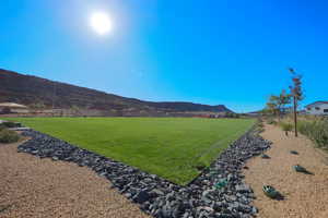 View of mountain feature featuring a rural view