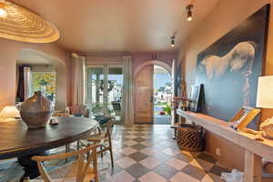 Dining room featuring a wealth of natural light