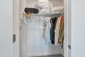 View of closet