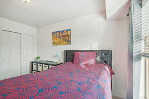 Bedroom featuring a closet