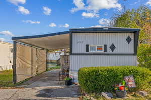 View of outbuilding