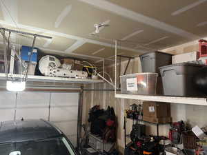 Garage with storage