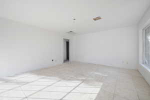 View of tiled empty room