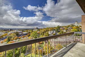 View from patio