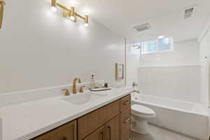 Basement bathroom