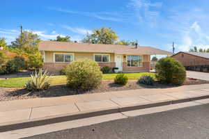 View of ranch-style home