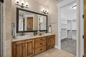 Master Bath and Walk-in Closet