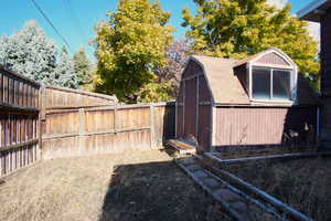 Garden Area with 2 sheds