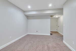 Basement family room