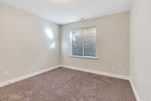 Empty room with carpet