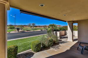 View Showing patio off of Main Bedroom