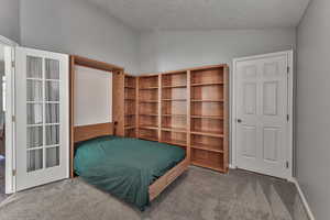 Murphy Bed, French Doors, Closet and built in Shelves