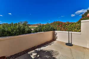 Patio off of Main Bedroom