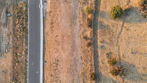 Aerial view of property's location