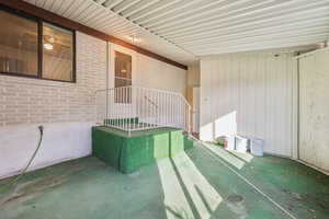 View of patio / enclosed terrace