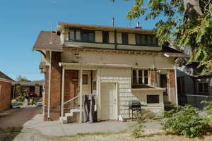 View of back of property