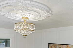 Crystal Chandelier and  Medallion