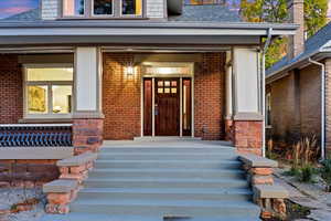 Original Refurbished Historical front door