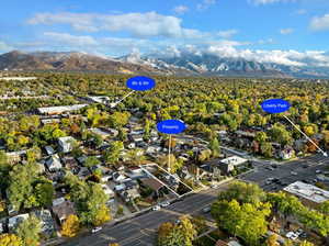 Drone / aerial view of proximity to Liberty Park and 9th & 9th